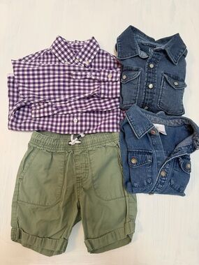 Hanna Andersson, J crew, gap and shorts